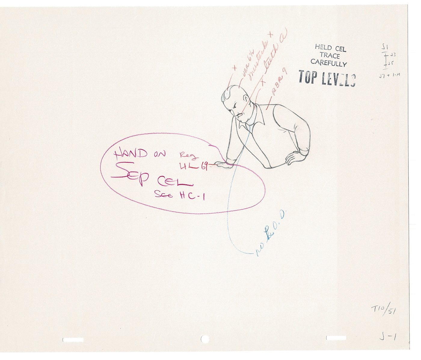Tintin Adventures of Cartoon Animation Cel Drawing Herge 1957 to 1964 E08
