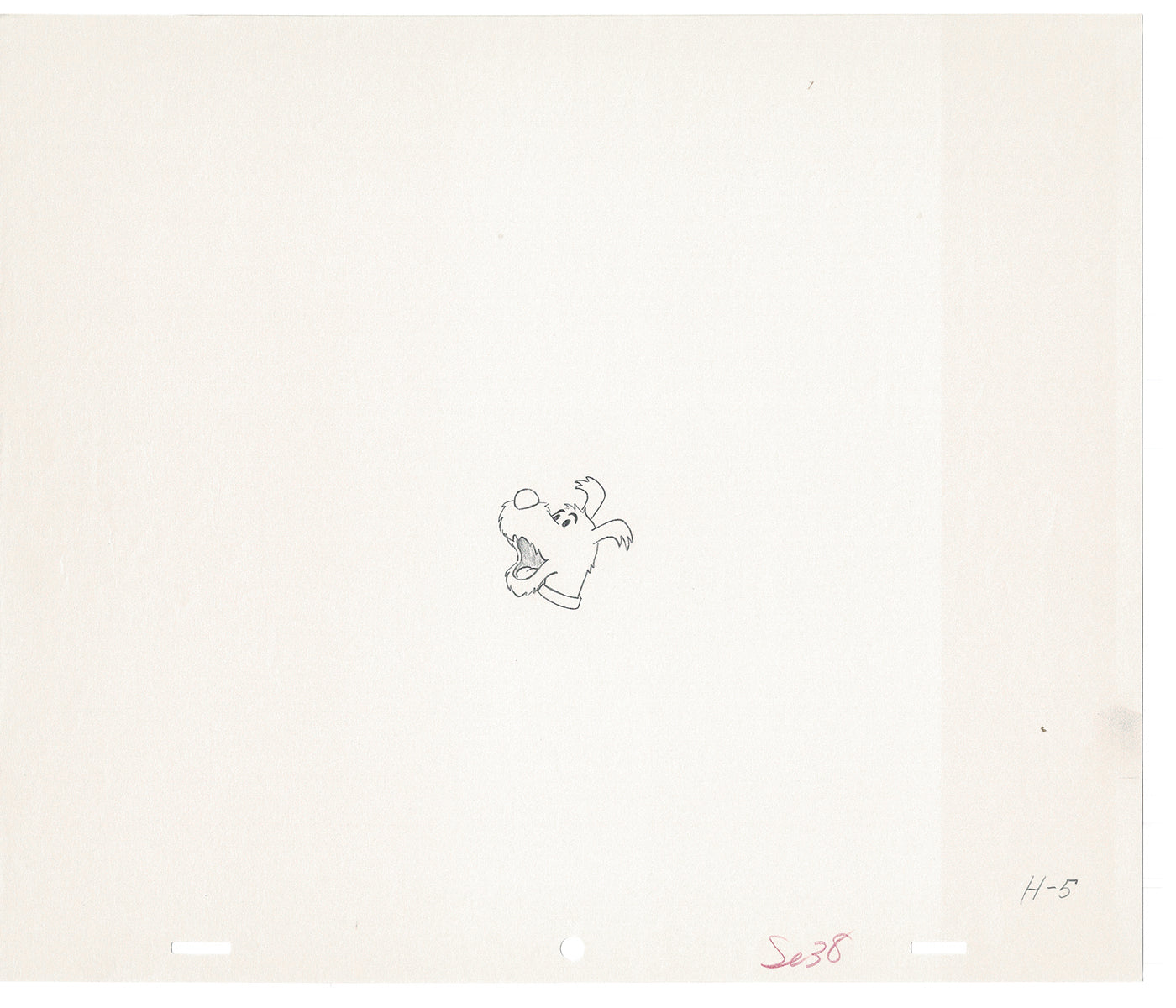 Tintin Adventures of Cartoon Animation Cel Drawing Herge 1957 to 1964 E17