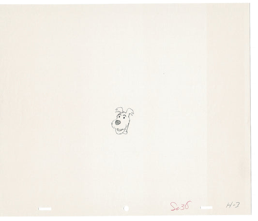 Tintin Adventures of Cartoon Animation Cel Drawing Herge 1957 to 1964 E23