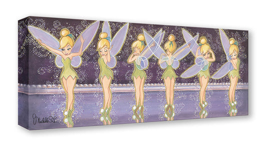 Peter Pan Tinker Bell Walt Disney Fine Art Michelle St. Laurent Limited Edition of 1500 Treasures on Canvas Print TOC "Tink Twist"