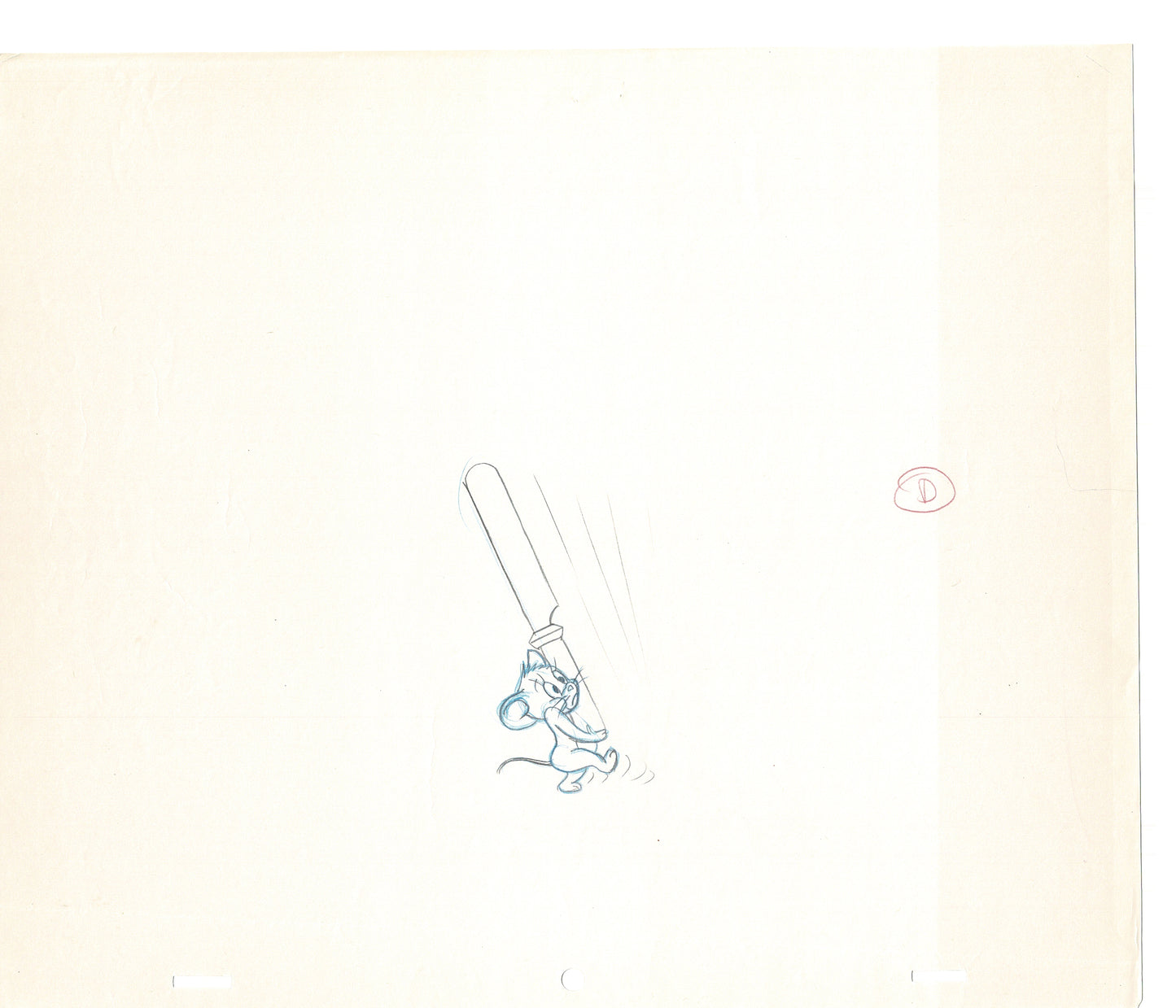 Tom & Jerry 2 LOT of Cartoon Animation Cel Drawings Anime Prop from Filmation 1980-82 JD-05