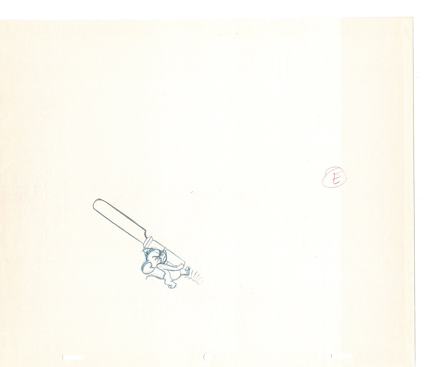 Tom & Jerry 2 LOT of Cartoon Animation Cel Drawings Anime Prop from Filmation 1980-82 JD-07