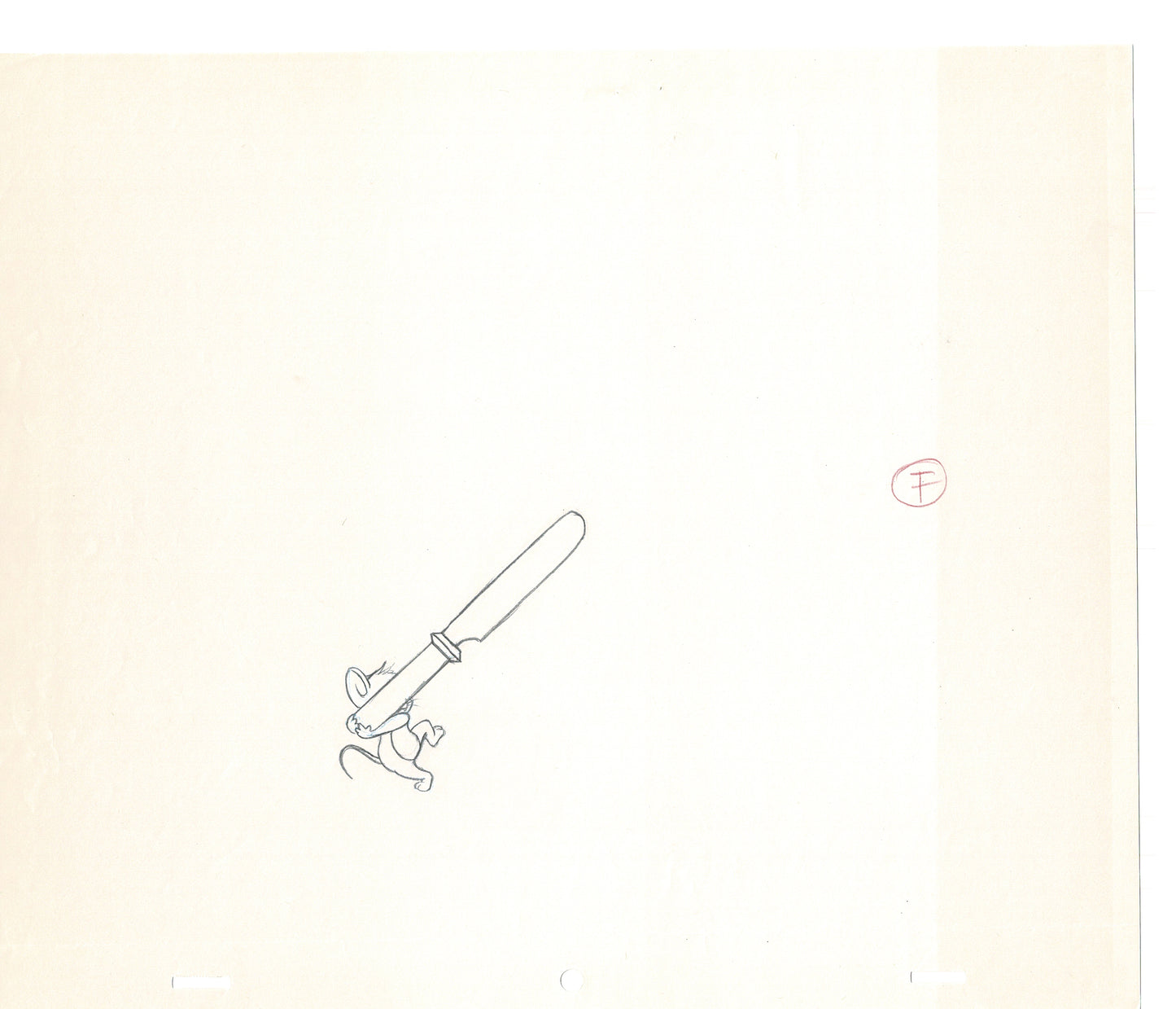 Tom & Jerry 2 LOT of Cartoon Animation Cel Drawings Anime Prop from Filmation 1980-82 JD-09