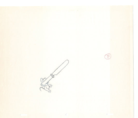 Tom & Jerry 2 LOT of Cartoon Animation Cel Drawings Anime Prop from Filmation 1980-82 JD-09