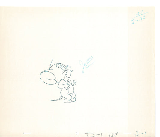 Tom & Jerry 2 LOT of Cartoon Animation Cel Drawings Anime Prop from Filmation 1980-82 OD-03