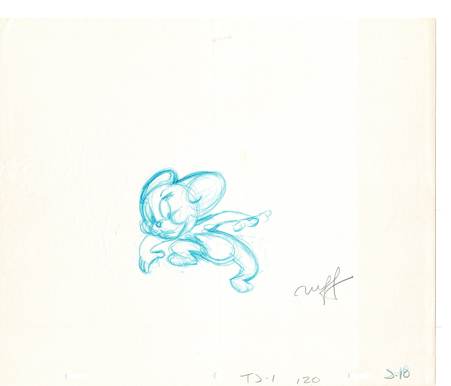 Tom & Jerry 2 LOT of Cartoon Animation Cel Drawings Anime Prop from Filmation 1980-82 OD-05