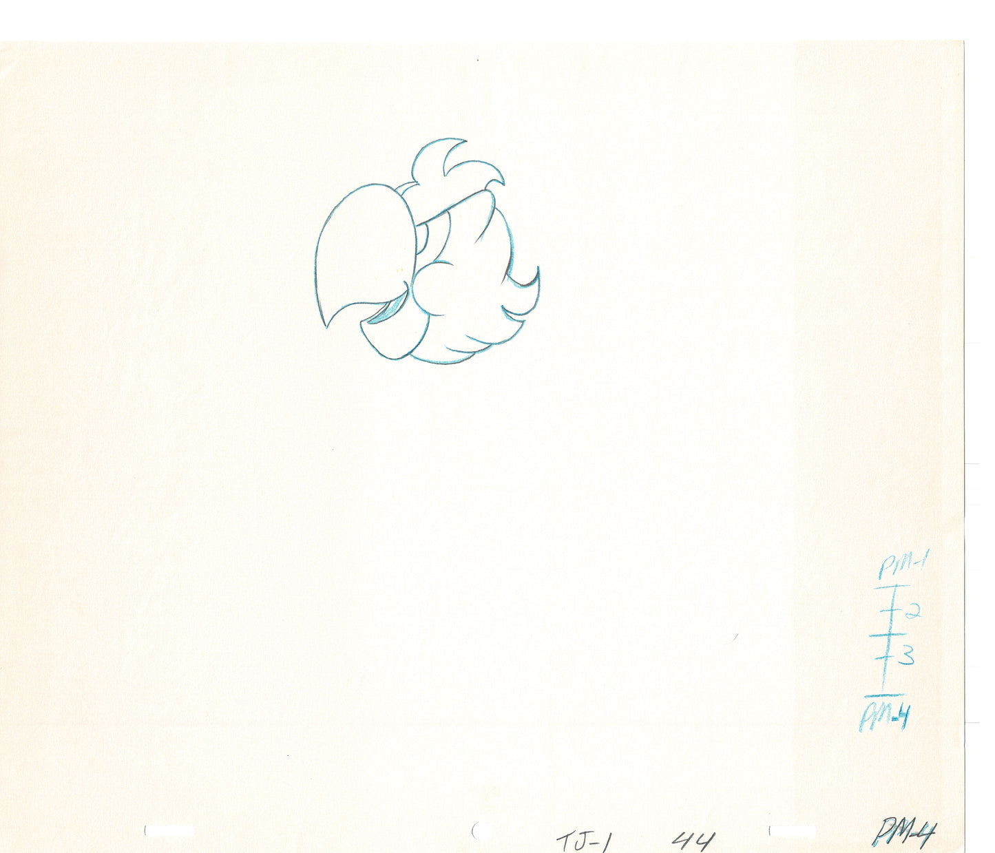 Tom & Jerry 2 LOT of Cartoon Animation Cel Drawings Anime Prop from Filmation 1980-82 OD-05