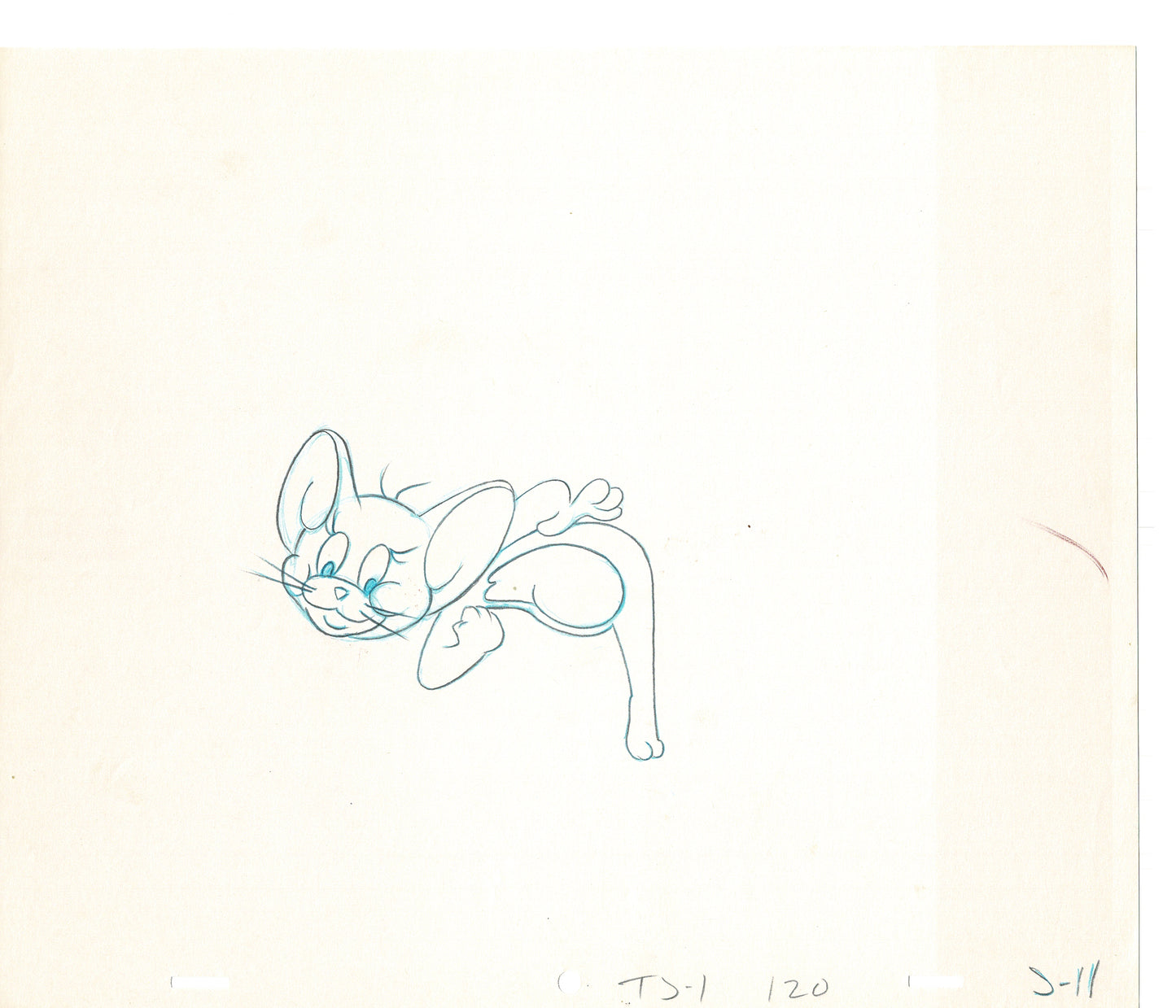 Tom & Jerry 2 LOT of Cartoon Animation Cel Drawings Anime Prop from Filmation 1980-82 OD-17