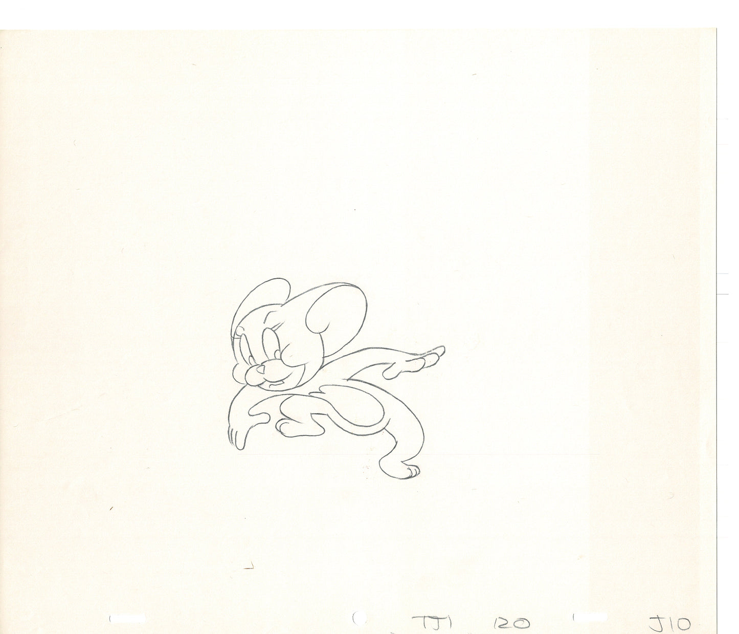 Tom & Jerry 2 LOT of Cartoon Animation Cel Drawings Anime Prop from Filmation 1980-82 OD-19