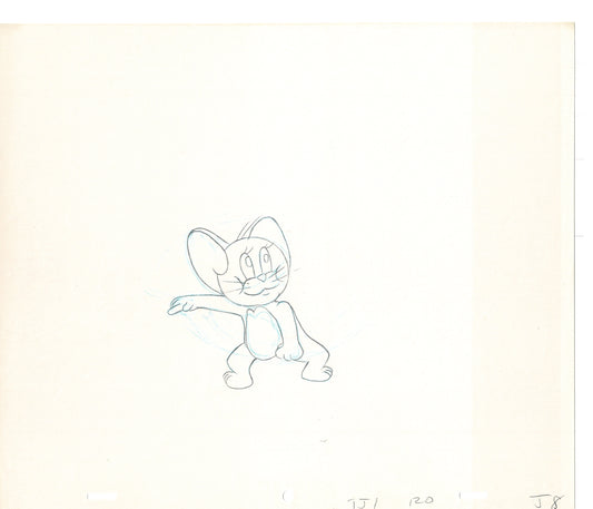 Tom & Jerry 2 LOT of Cartoon Animation Cel Drawings Anime Prop from Filmation 1980-82 OD-21