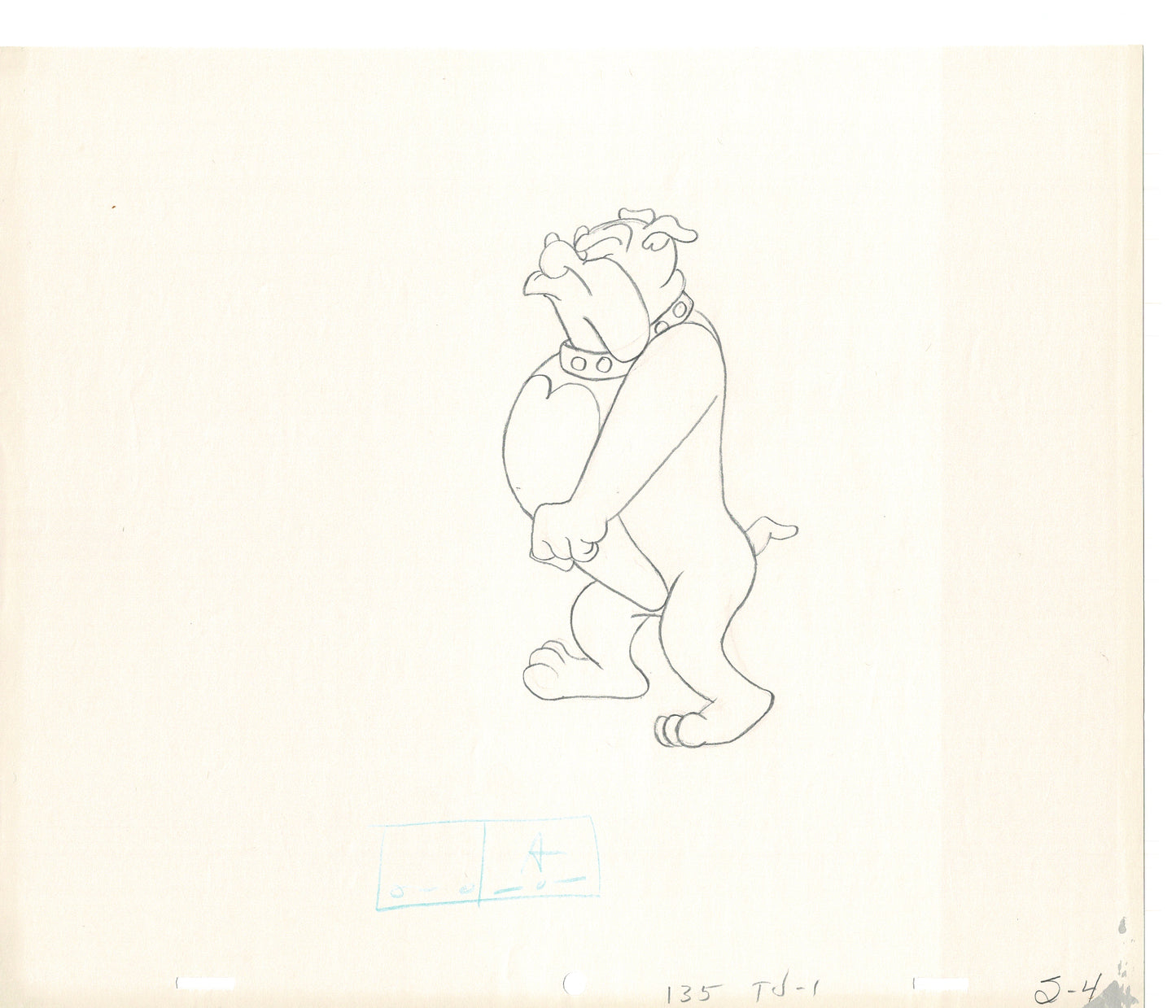 Tom & Jerry 2 LOT of Cartoon Animation Cel Drawings Anime Prop from Filmation 1980-82 OD-31