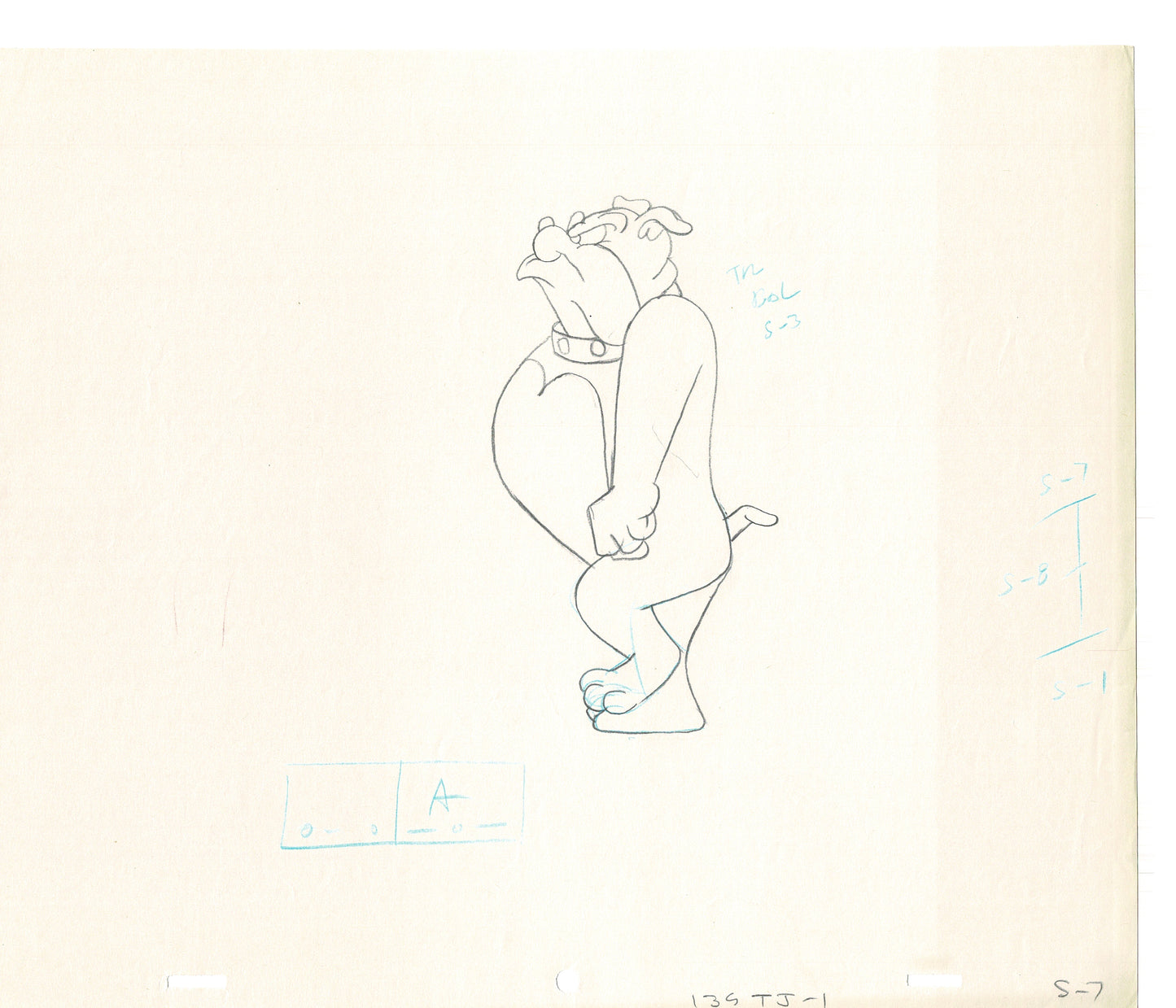 Tom & Jerry 2 LOT of Cartoon Animation Cel Drawings Anime Prop from Filmation 1980-82 OD-37