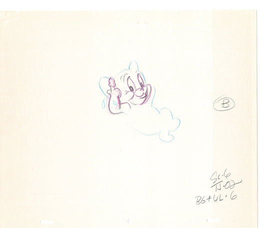 Tom & Jerry 2 LOT of Cartoon Animation Cel Drawings Anime Prop from Filmation 1980-82 OD-49
