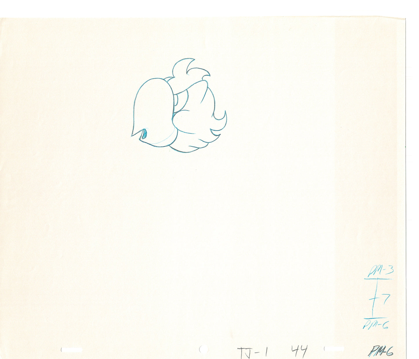 Tom & Jerry 2 LOT of Cartoon Animation Cel Drawings Anime Prop from Filmation 1980-82 OD-49
