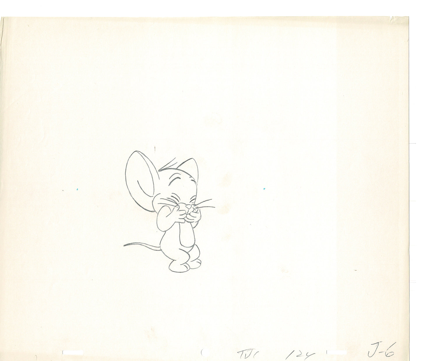 Tom & Jerry 2 LOT of Cartoon Animation Cel Drawings Anime Prop from Filmation 1980-82 TD-41