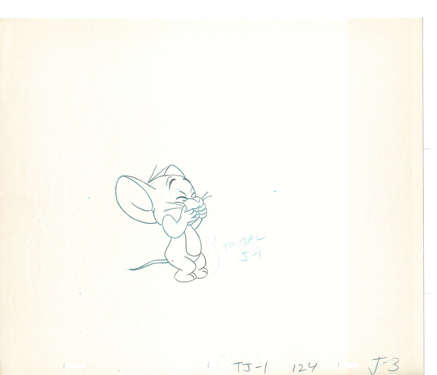 Tom & Jerry 2 LOT of Cartoon Animation Cel Drawings Anime Prop from Filmation 1980-82 TD-47