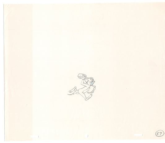 TOM AND JERRY The Movie Original Production Drawing Hanna Barbera 1992 Drawn by and from Estate of Animator Phil Babet b4