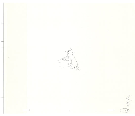 TOM AND JERRY The Movie Original Production Drawing Hanna Barbera 1992 Drawn by and from Estate of Animator Phil Babet b14