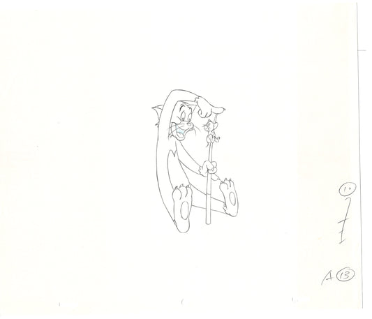 TOM AND JERRY The Movie Original Production Drawing Hanna Barbera 1992 Drawn by and from Estate of Animator Phil Babet b19