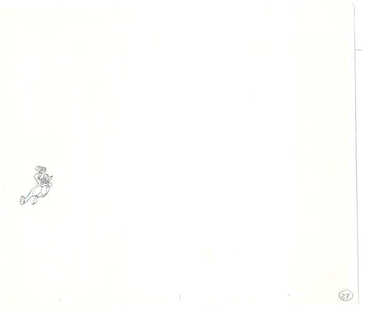 TOM AND JERRY The Movie Original Production Drawing Hanna Barbera 1992 Drawn by and from Estate of Animator Phil Babet b21