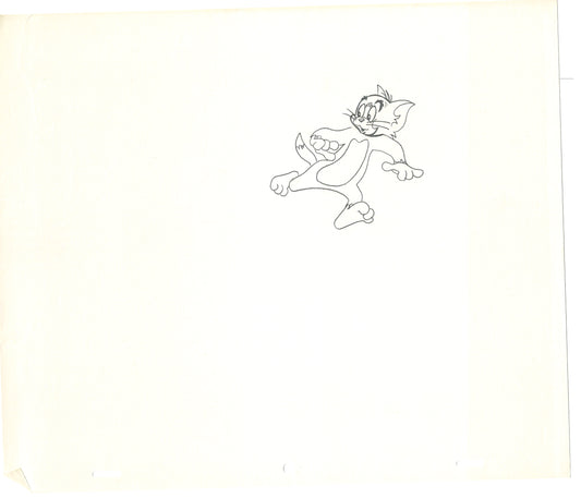 TOM AND JERRY The Movie Original Production Drawing Hanna Barbera 1992 Drawn by and from Estate of Animator Phil Babet b31