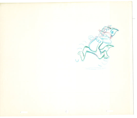 TOM AND JERRY The Movie Original Production Drawing Hanna Barbera 1992 Drawn by and from Estate of Animator Phil Babet b33