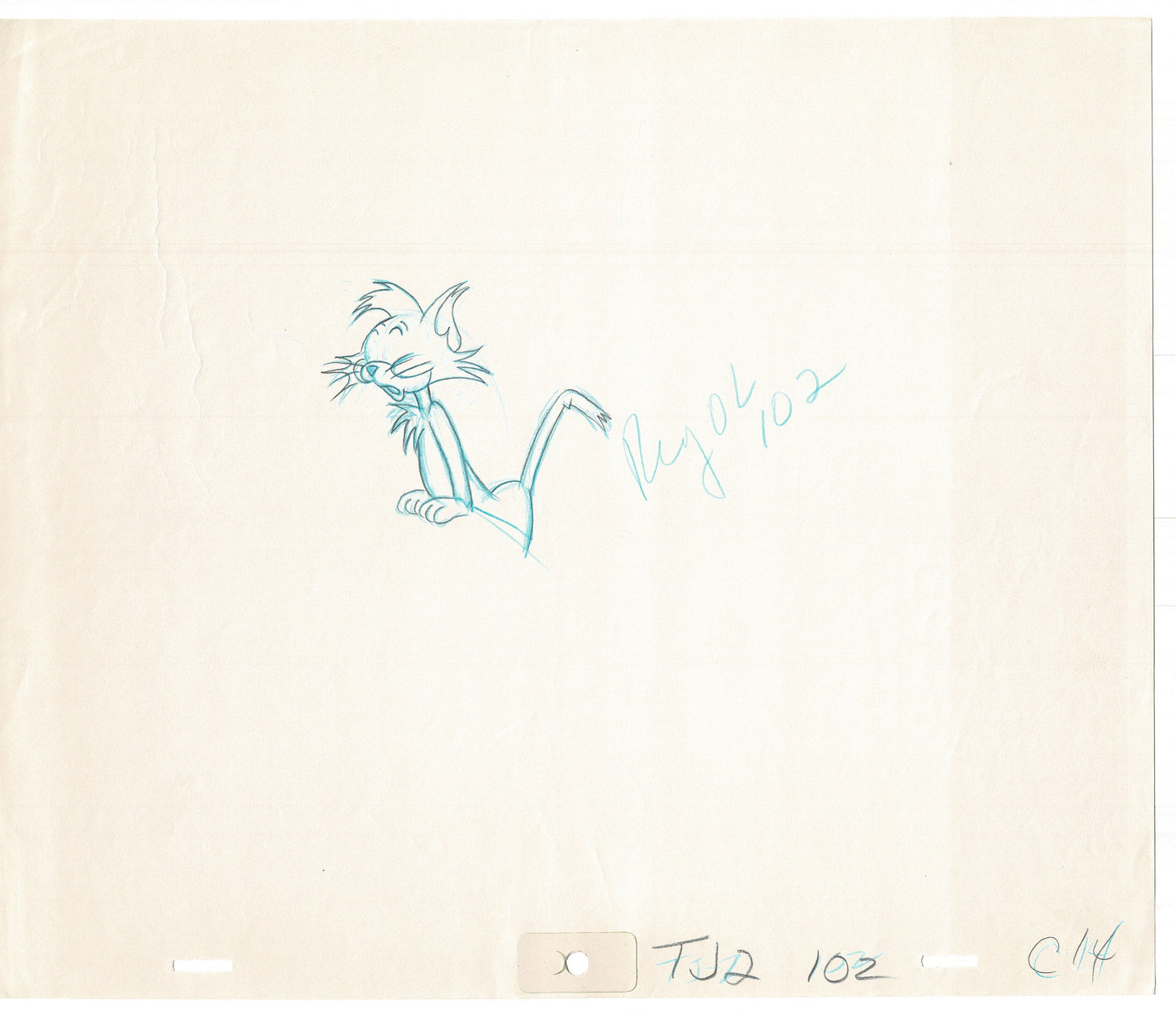Tom & Jerry 7 Cartoon Animation Cel Drawings Anime Filmation 1980-82 Grp of 7