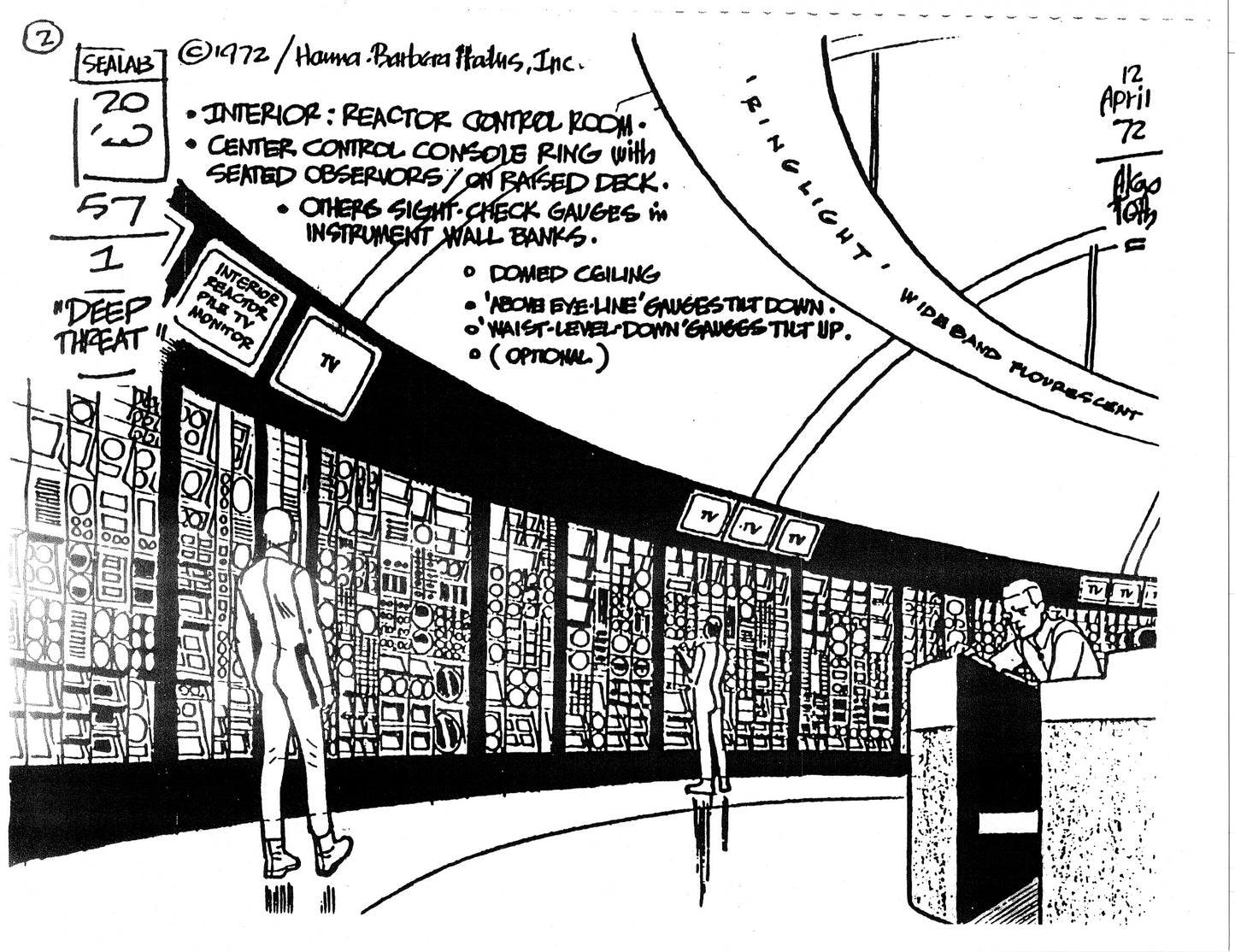 Alex Toth Sealab 2020 Model Sheet Copy Lot of 39 pages of the Cartoon by Hanna Barbera