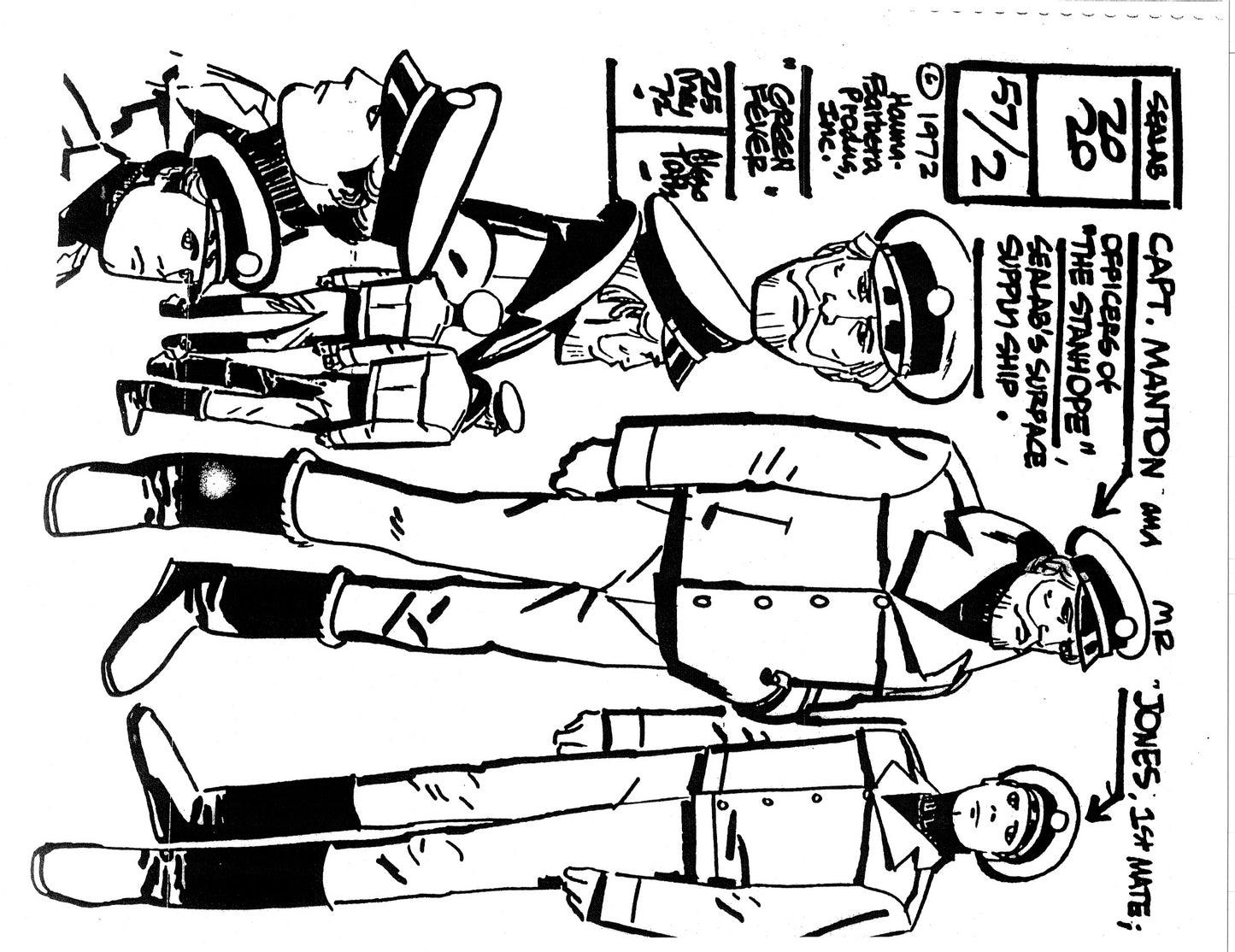 Alex Toth Sealab 2020 Model Sheet Copy Lot of 39 pages of the Cartoon by Hanna Barbera