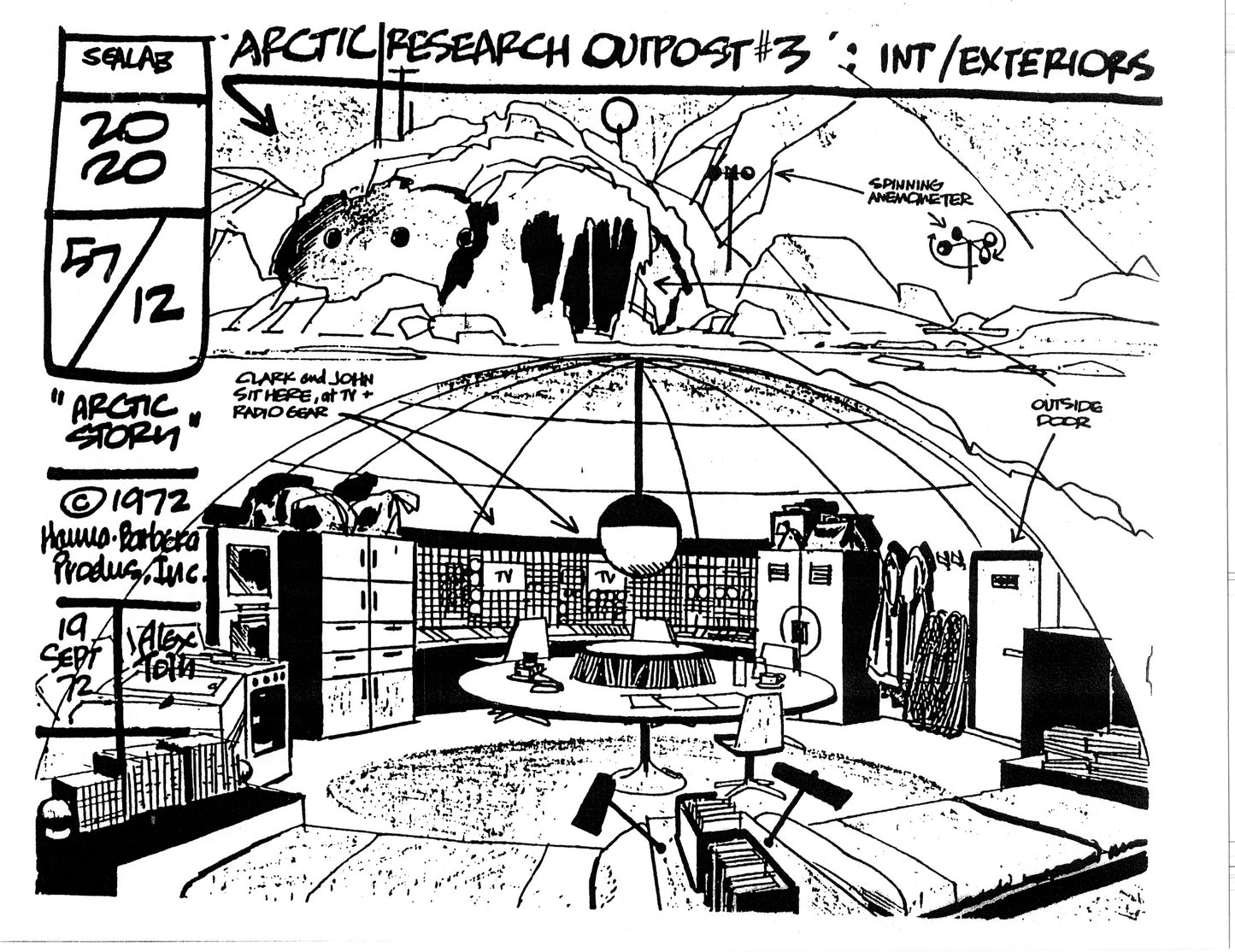 Alex Toth Sealab 2020 Model Sheet Copy Lot of 35 pages of the Cartoon by Hanna Barbera 2