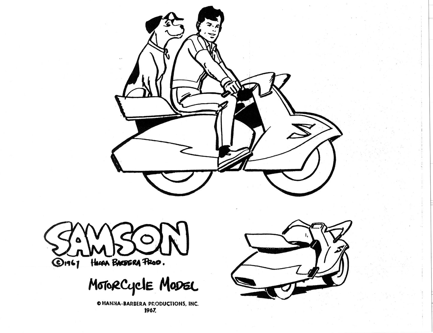 Alex Toth Samson Model Sheet Copy Lot 40 pages of 1967 Cartoon Hanna Barbera
