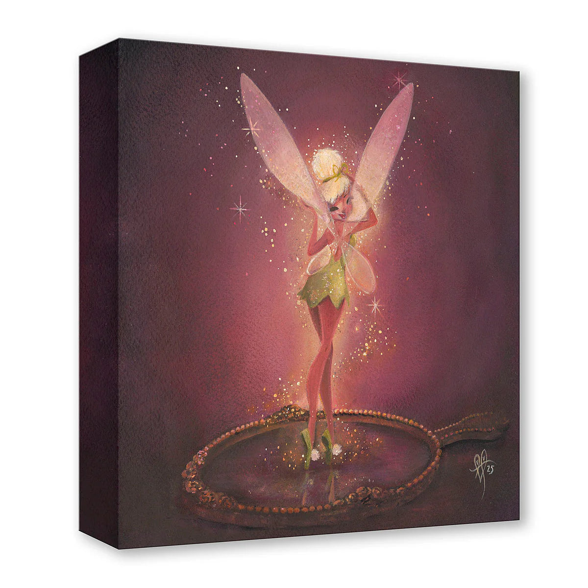 Tinker Bell from Peter Pan Walt Disney Fine Art Liana Hee Limited Edition of 1500 Treasures on Canvas Print TOC "Twinkle Tink"