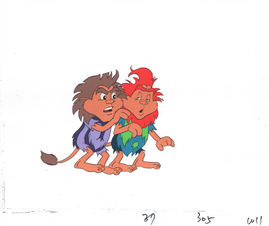 Star Wars: Ewoks Original Production Animation Cel and Drawing from Lucasfilm D-U11