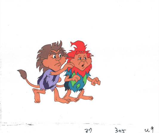 Star Wars: Ewoks Original Production Animation Cel and Drawing from Lucasfilm D-U9