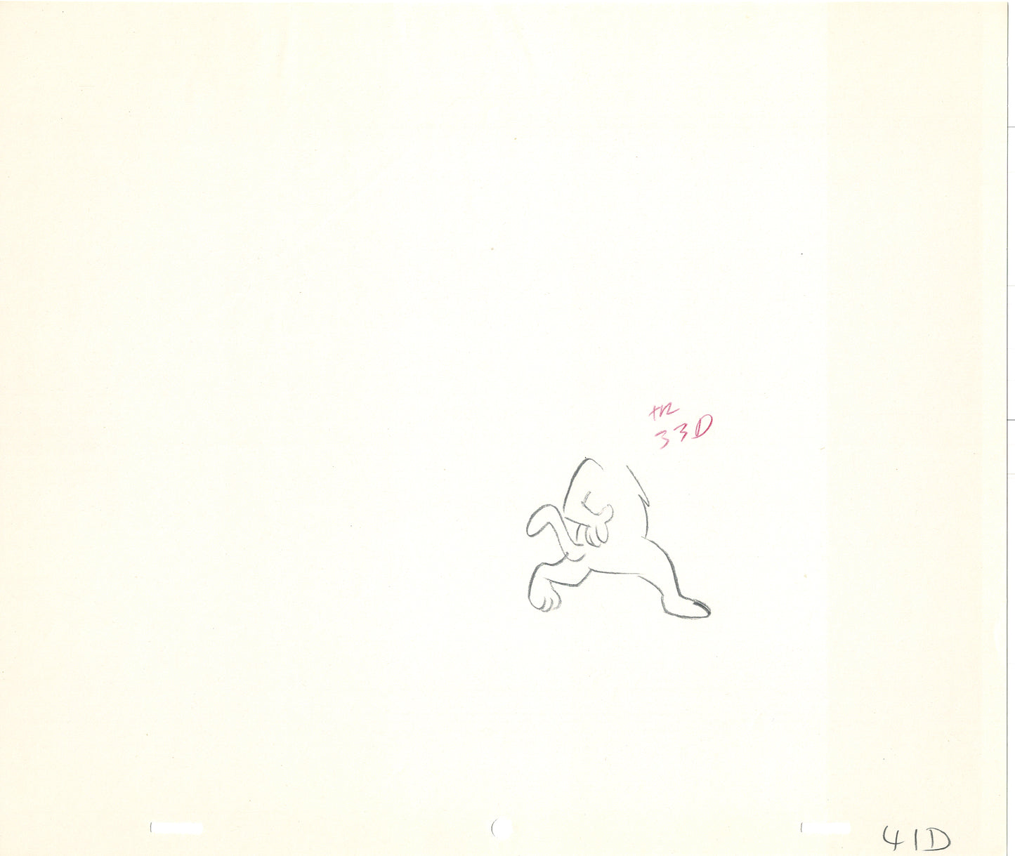 LOT of 16 Vintage Cartoon Animation Production Drawings Sneaky Cat