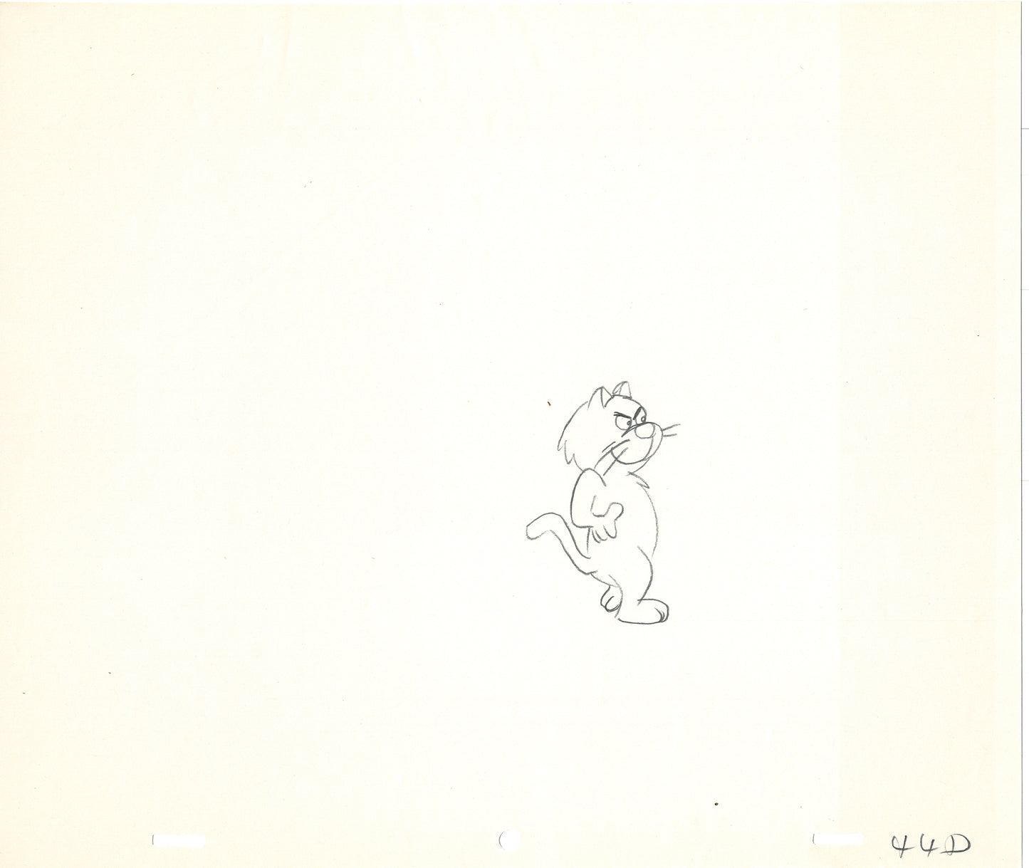 LOT of 16 Vintage Cartoon Animation Production Drawings Sneaky Cat