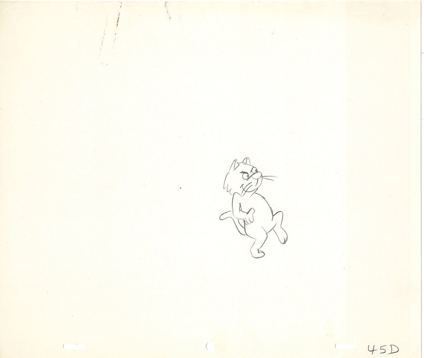 LOT of 16 Vintage Cartoon Animation Production Drawings Sneaky Cat