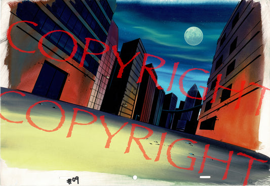 Savage Dragon Production Animation Background from Universal 1995-1996 16