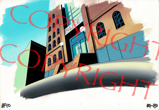 Savage Dragon Production Animation Background from Universal 1995-1996 17