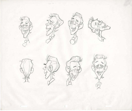 GREASE Cartoon Production Animation Character/Model Drawing from Ralph Bakshi A-32