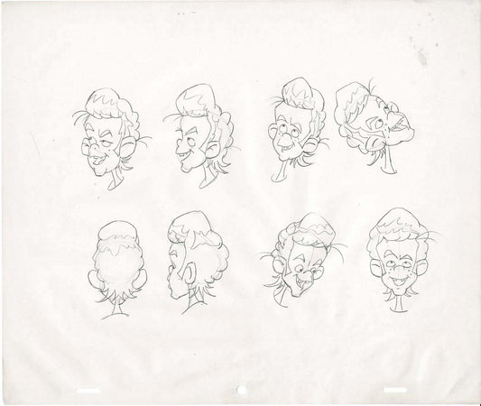 GREASE Cartoon Production Animation Character/Model Drawing from Ralph Bakshi A-33