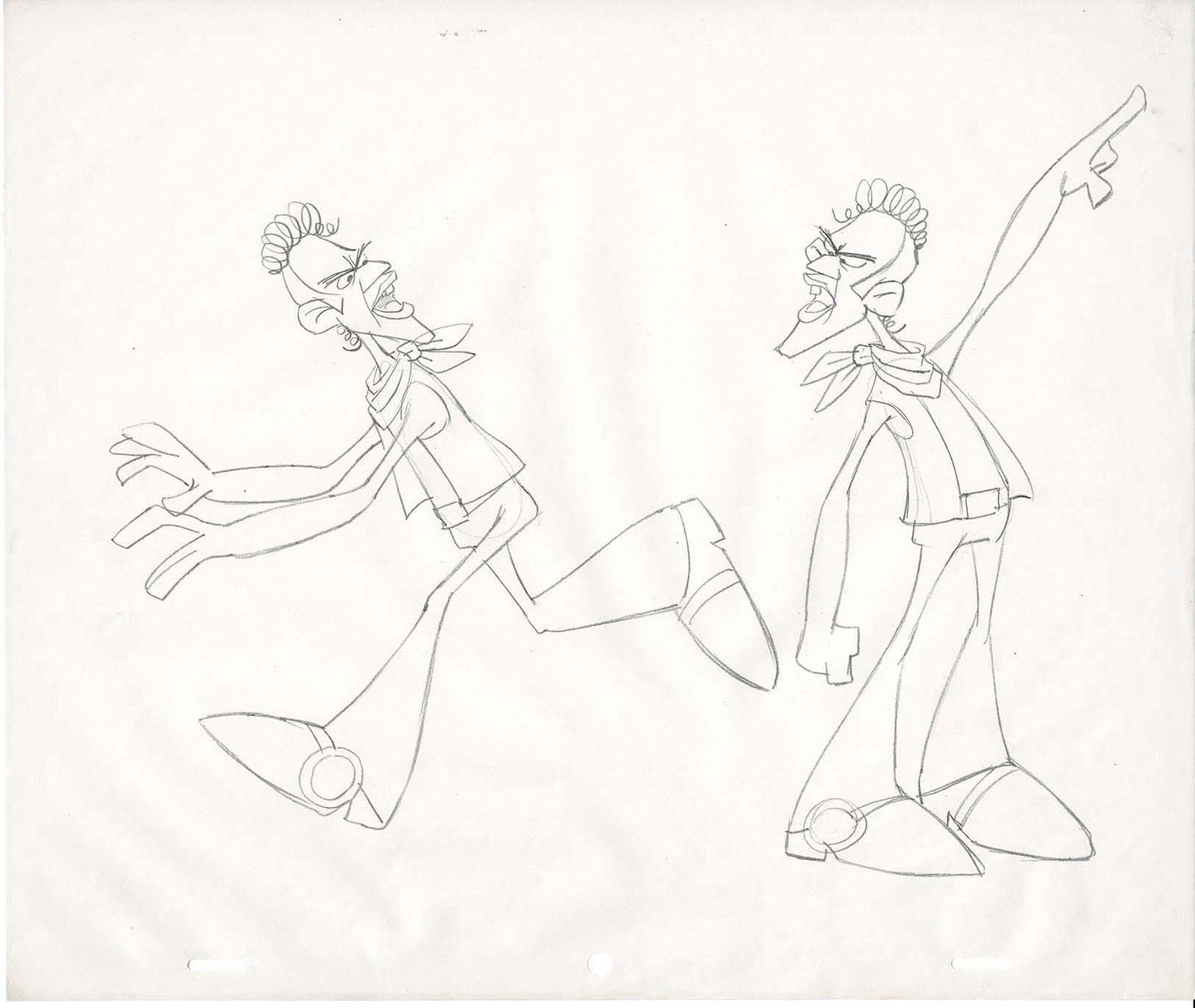 GREASE Cartoon Production Animation Character/Model Drawing from Ralph Bakshi A-36