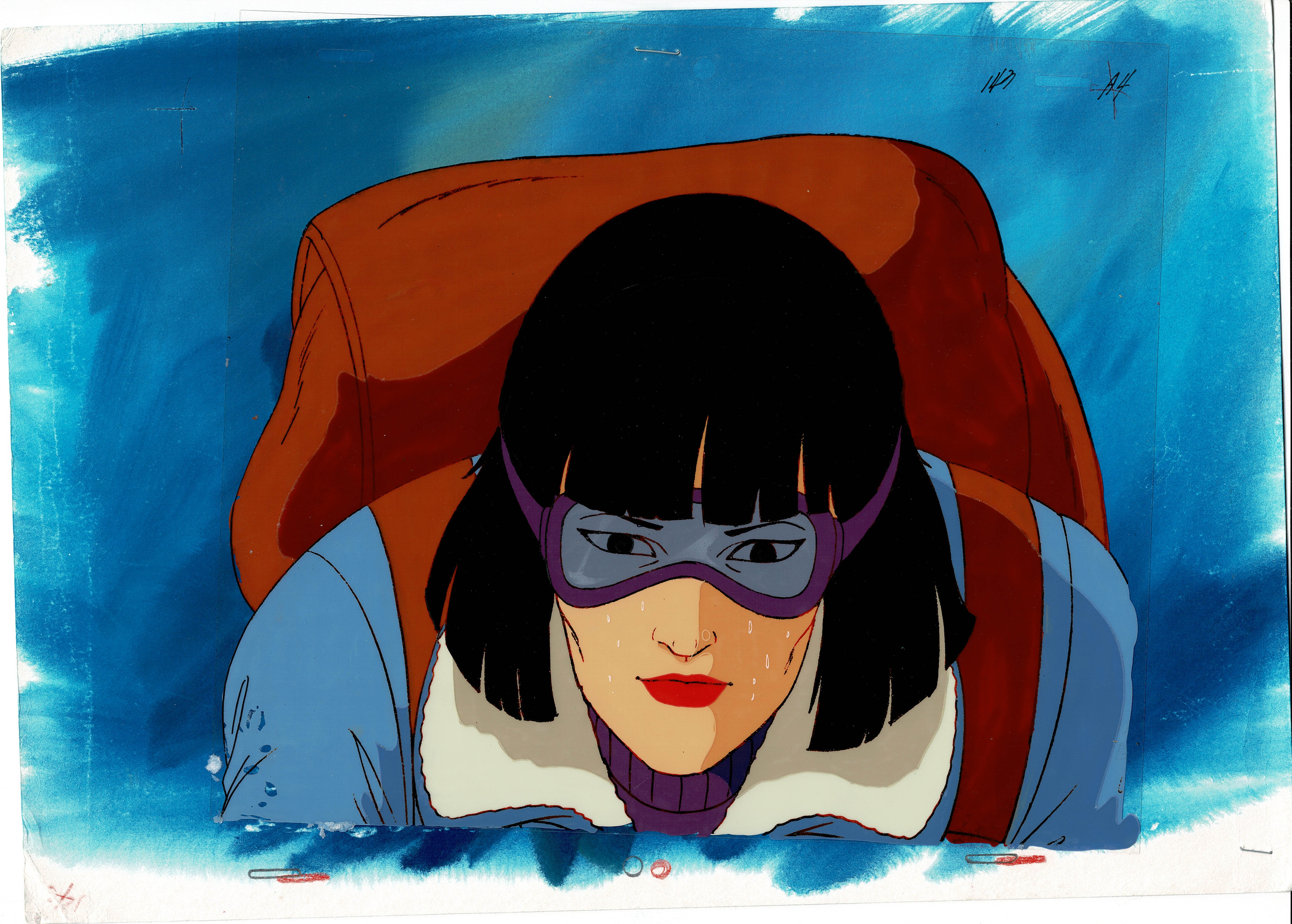 Rambo Original Production Animation Cel n Background OBG Ruby Spears 1 ...