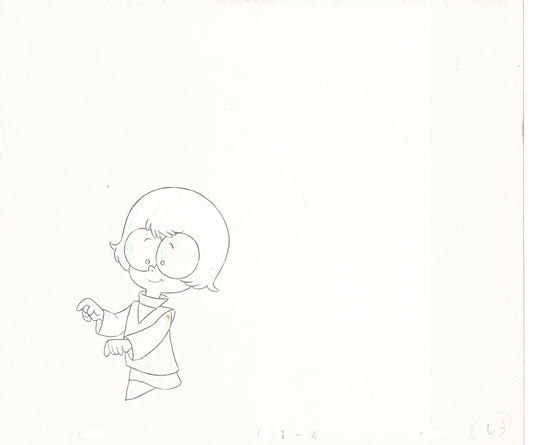 A Pup Named Scooby Doo Velma Hanna Barbera 1988-91 Production Animation Cel Drawing v3