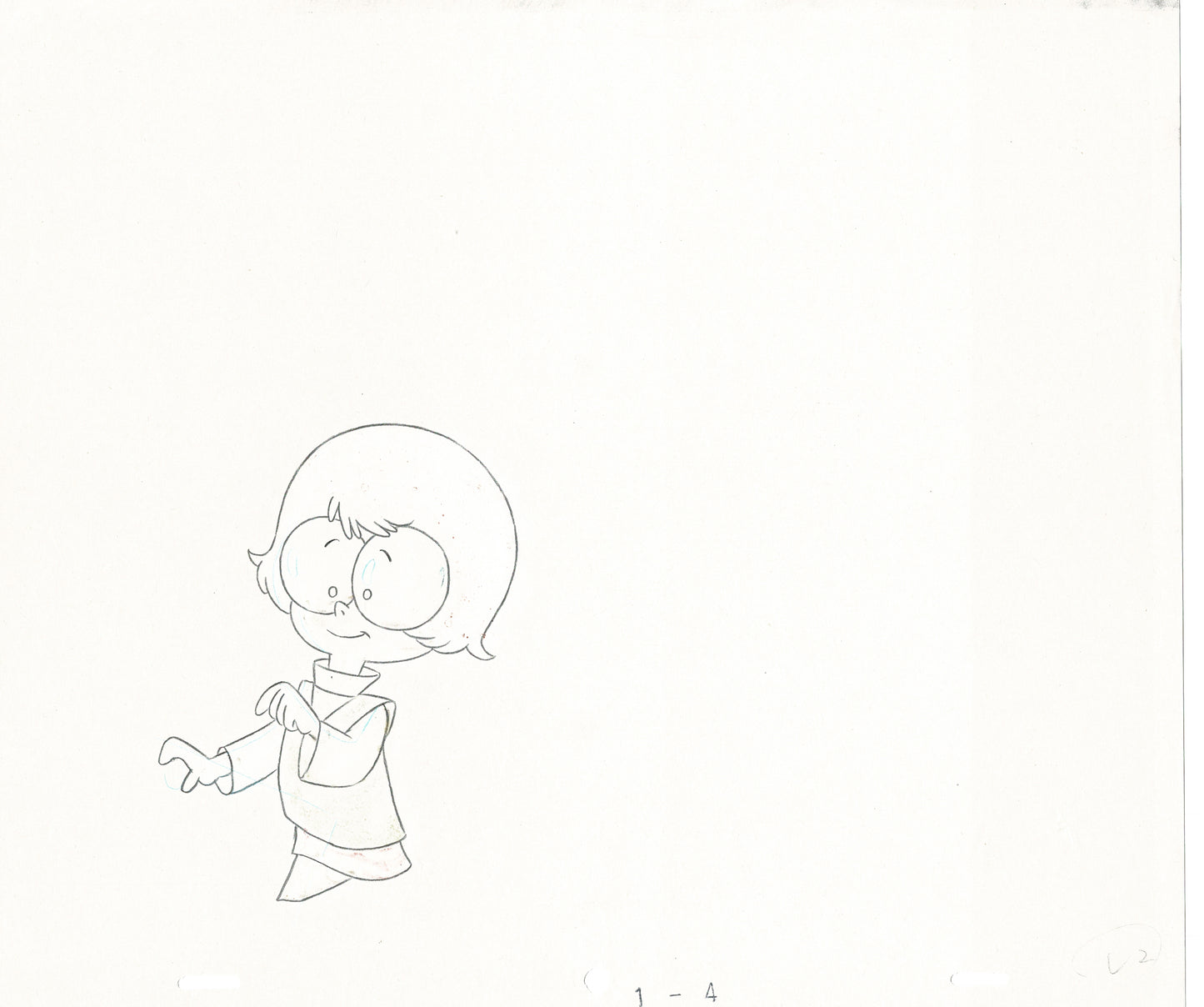A Pup Named Scooby Doo Velma Hanna Barbera 1988-91 Production Animation Cel Drawing v7