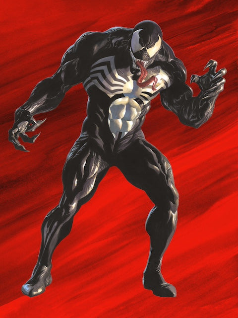 Alex Ross SIGNED DC Villains Venom SDCC 2024 Exclusive Print on Paper Limited Edition of 25 Printers Proof Edition