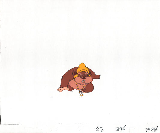 Star Wars: Ewoks Original Production Animation Cel and Drawing (drawing is stuck) from Lucasfilm C-W24