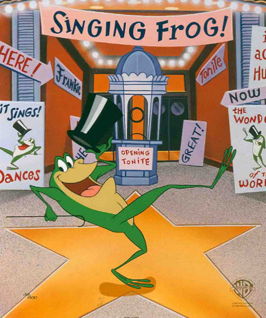 Classic Michigan J Frog Looney Tunes Warner Brothers Limited Edition Animation Cel of 500
