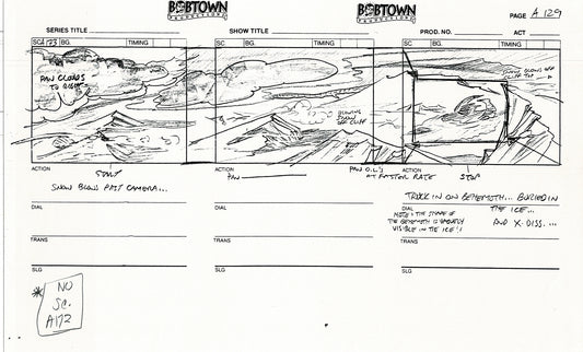 Jim Lee Wildc.a.t.s. Wildcats Production Animation Storyboard Nelvana 1994-5 D1-138