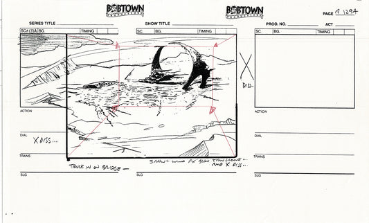 Jim Lee Wildc.a.t.s. Wildcats Production Animation Storyboard Nelvana 1994-5 D1-139